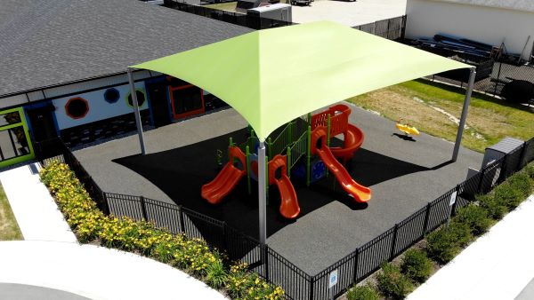 outdoor playground shade structure